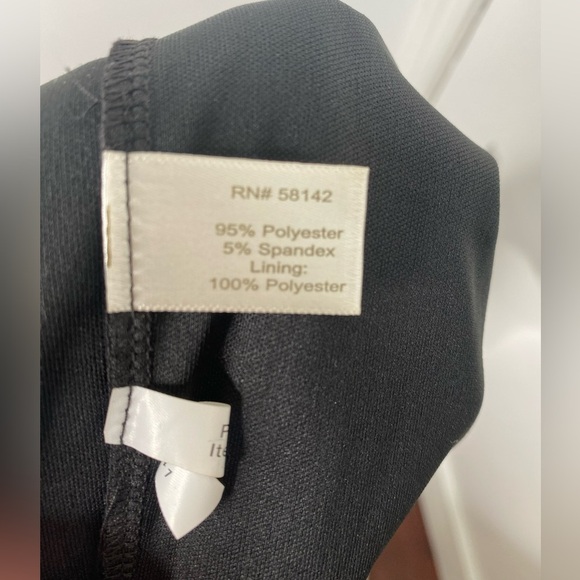 BOSTON PROPER Gold Chain Size 6 Black Halter Dress - Picture 6 of 9